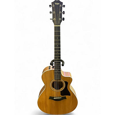 Used Taylor 212CE Natural Acoustic Electric Guitar