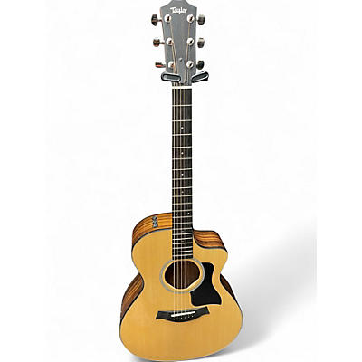 Used Taylor 212CE PLUS Natural Acoustic Guitar