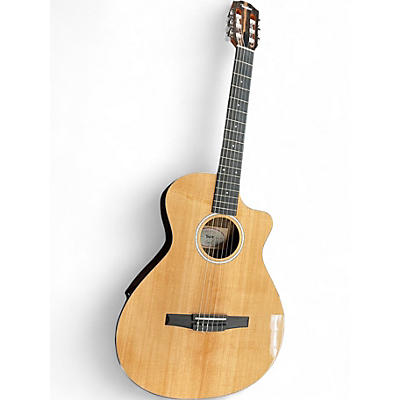 Used Taylor 212ce-N Plus Natural Classical Acoustic Electric Guitar
