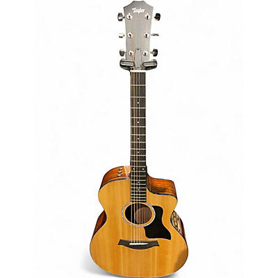 Used Taylor 214 CE PLUS Natural Acoustic Electric Guitar