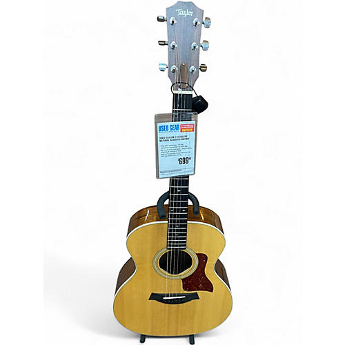 Used Taylor 214 Deluxe Natural Acoustic Guitar Natural