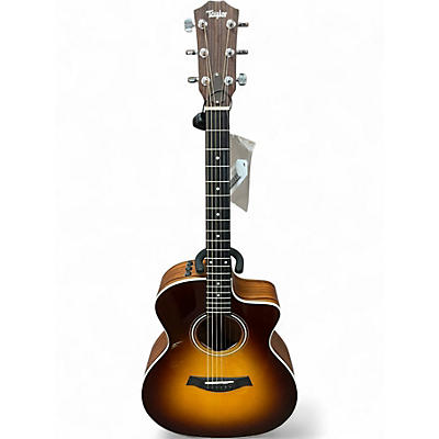 Used Taylor 214CE 2 Color Sunburst Acoustic Electric Guitar