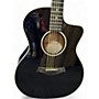 Used Taylor 214CE-BLK Black Acoustic Electric Guitar Black