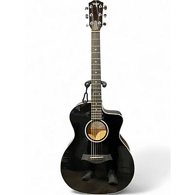 Used Taylor 214CE Black Acoustic Electric Guitar