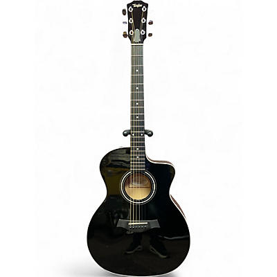 Used Taylor 214CE Black Acoustic Electric Guitar