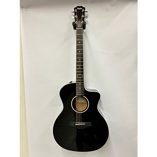 Taylor Used Taylor 214CE Deluxe Black Acoustic Electric Guitar Black