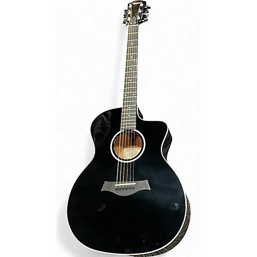 Taylor Used Taylor 214CE Deluxe Black Acoustic Electric Guitar Black