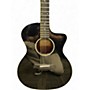 Used Taylor 214CE Deluxe Black Acoustic Electric Guitar Black