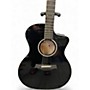 Used Taylor 214CE Deluxe Black Acoustic Electric Guitar Black