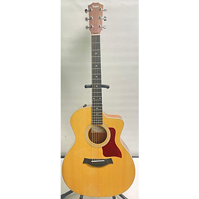 Taylor Used Taylor 214CE Deluxe Koa Natural Acoustic Electric Guitar