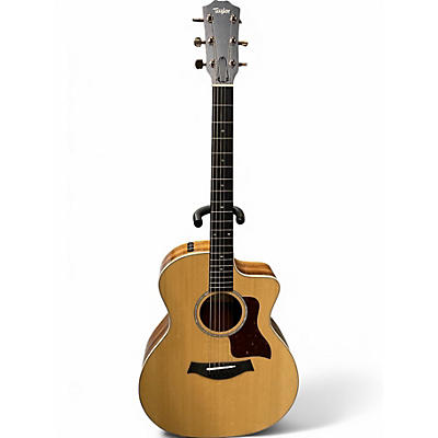 Used Taylor 214CE Deluxe Koa Natural Acoustic Electric Guitar