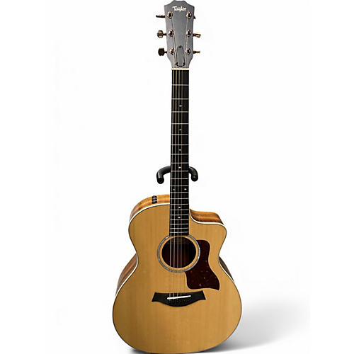 Used Taylor 214CE Deluxe Koa Natural Acoustic Electric Guitar Natural