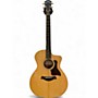 Used Taylor 214CE Deluxe Koa Natural Acoustic Electric Guitar Natural