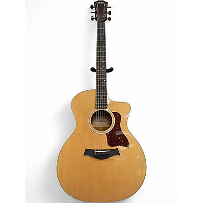 Used Taylor 214CE Deluxe Koa Natural Acoustic Electric Guitar