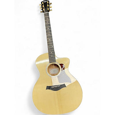 Used Taylor 214CE Deluxe Koa Natural Acoustic Electric Guitar