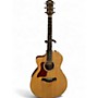 Used Taylor 214CE Deluxe LH Natural Acoustic Electric Guitar Natural