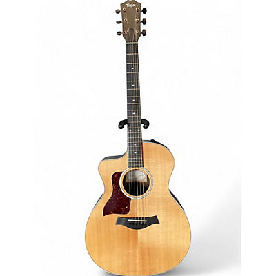 Taylor Used Taylor 214CE Deluxe Left Handed Natural Acoustic Guitar