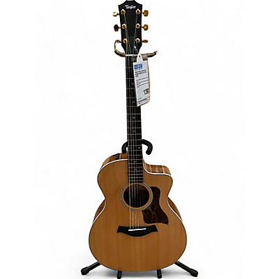 Taylor Used Taylor 214CE Deluxe Natural Acoustic Electric Guitar