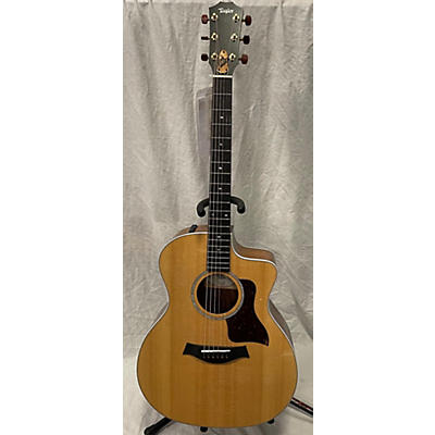 Taylor Used Taylor 214CE Deluxe Natural Acoustic Electric Guitar