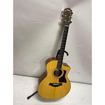 Taylor Used Taylor 214CE Deluxe Natural Acoustic Electric Guitar