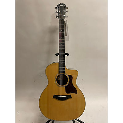 Taylor Used Taylor 214CE Deluxe Natural Acoustic Electric Guitar