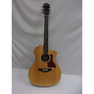 Taylor Used Taylor 214CE Deluxe Natural Acoustic Electric Guitar