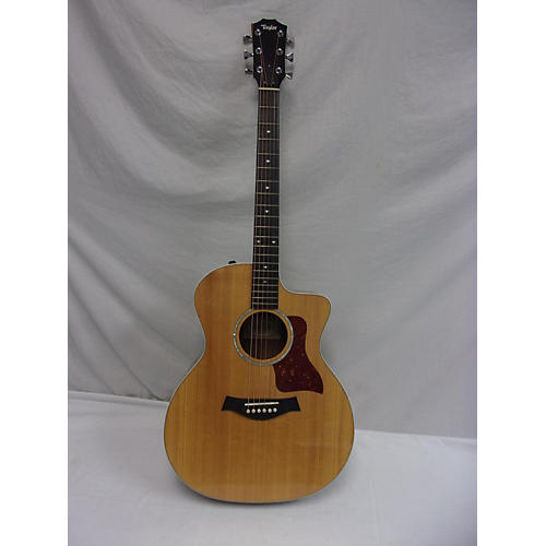 Taylor Used Taylor 214CE Deluxe Natural Acoustic Electric Guitar Natural