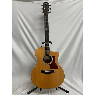 Taylor Used Taylor 214CE Deluxe Natural Acoustic Electric Guitar