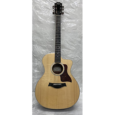 Taylor Used Taylor 214CE Deluxe Natural Acoustic Electric Guitar