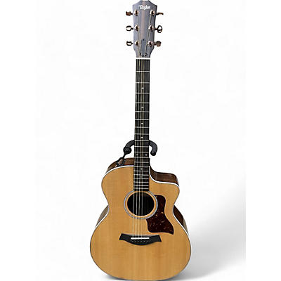 Taylor Used Taylor 214CE Deluxe Natural Acoustic Electric Guitar