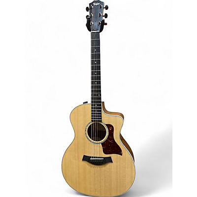 Taylor Used Taylor 214CE Deluxe Natural Acoustic Electric Guitar