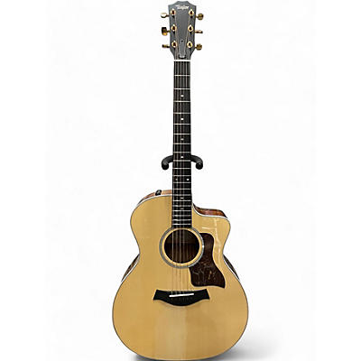 Taylor Used Taylor 214CE Deluxe Natural Acoustic Electric Guitar