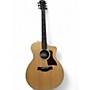 Used Taylor 214CE Deluxe Natural Acoustic Electric Guitar Natural