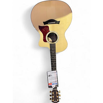 Used Taylor 214CE Deluxe Natural Acoustic Electric Guitar