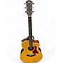 Used Taylor 214CE Deluxe Natural Acoustic Electric Guitar Natural