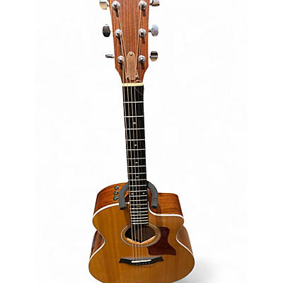 Used Taylor 214CE Deluxe Natural Acoustic Electric Guitar