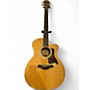 Used Taylor 214CE Deluxe Natural Acoustic Electric Guitar Natural