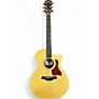 Used Taylor 214CE Deluxe Natural Acoustic Electric Guitar Natural