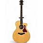 Used Taylor 214CE Deluxe Natural Acoustic Electric Guitar Natural