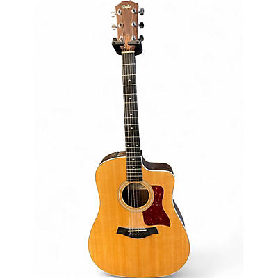 Used Taylor 214CE Deluxe Natural Acoustic Electric Guitar