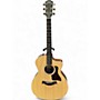 Used Taylor 214CE Deluxe Natural Acoustic Electric Guitar Natural