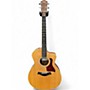 Used Taylor 214CE Deluxe Natural Acoustic Electric Guitar Natural