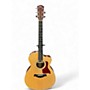Used Taylor 214CE Deluxe Natural Acoustic Electric Guitar Natural