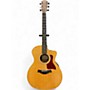 Used Taylor 214CE Deluxe Natural Acoustic Electric Guitar Natural
