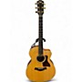 Used Taylor 214CE Deluxe Natural Acoustic Electric Guitar Natural