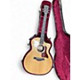Used Taylor 214CE Deluxe Natural Acoustic Electric Guitar Natural
