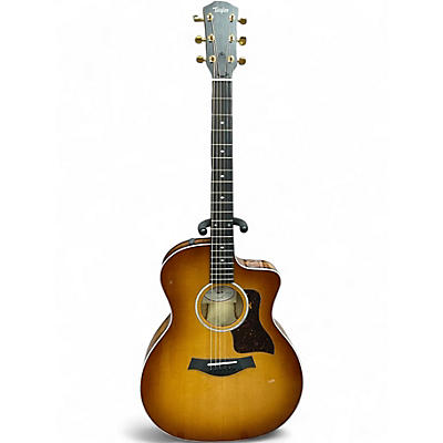 Used Taylor 214CE Deluxe Special Edition African Ziricote Acoustic Guitar
