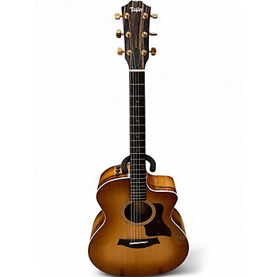 Used Taylor 214CE Deluxe Special Edition HONEY SUNBURST Acoustic Electric Guitar