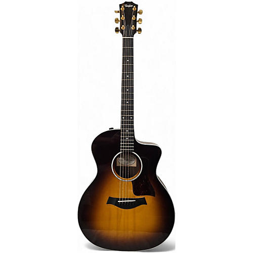 Taylor Used Taylor 214CE Deluxe Sunburst Acoustic Electric Guitar Sunburst