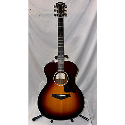 Taylor Used Taylor 214CE Deluxe Tobacco Burst Acoustic Electric Guitar